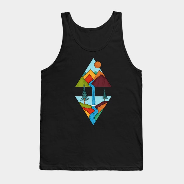 Nature River Tank Top by coffeeman